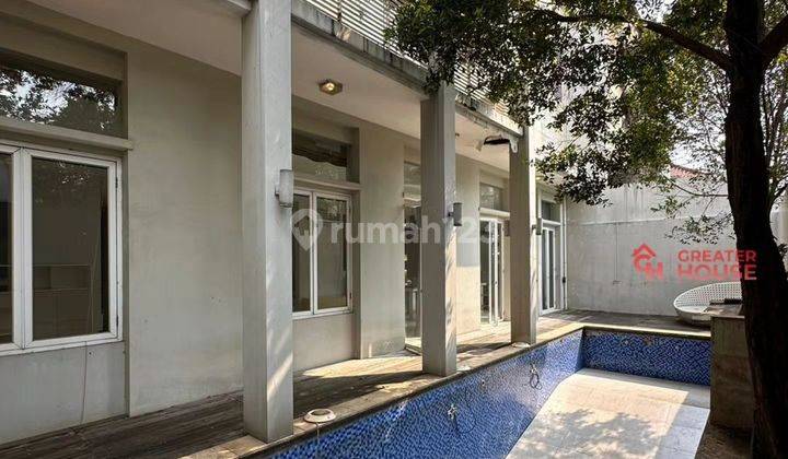 Rumah Hook Depan Taman di Pondok Indah, T B 343 300 2