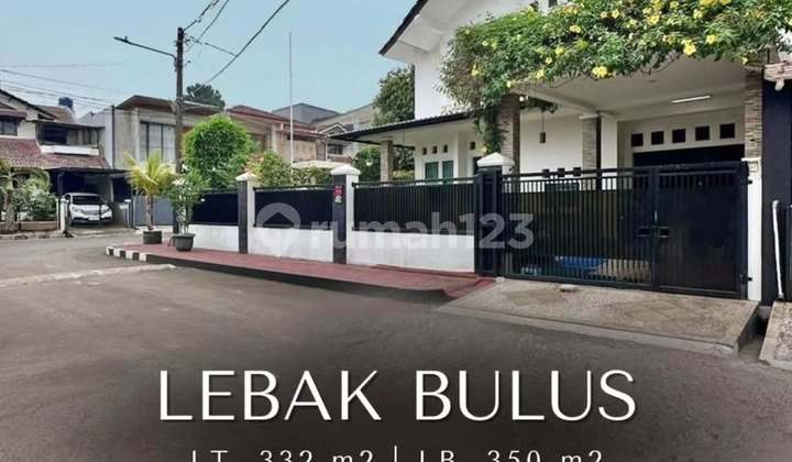 Rumah Cantik Hook dalam Komplek Lebak Bulus, T 332 B 350 Rumah Cantik Hook dalam Komplek Lebak Bulus, T 332 B 350