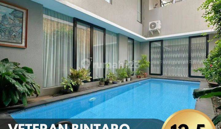 Minimalist Modern House Di Townhouse Veteran Bintaro, T 283 B 250 1