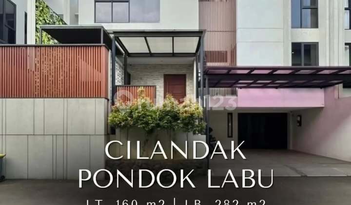 Rumah Cantik Furnished di Townhouse Cilandak - Pondok Labu, T 160 B 282 Rumah Cantik Furnished di Townhouse Cilandak - Pondok Labu, T 160 B 282