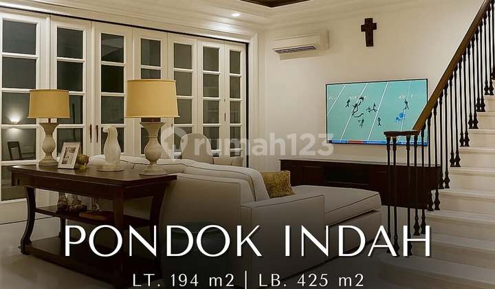 Rumah Modern Klasik di Pondok Indah, T 194 B 425