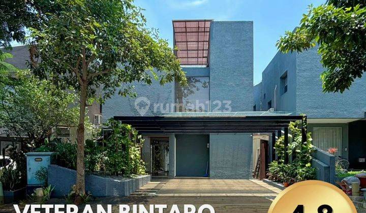 Rumah Bagus Modern Minimalis di Veteran Bintaro, T 150 B 180 1