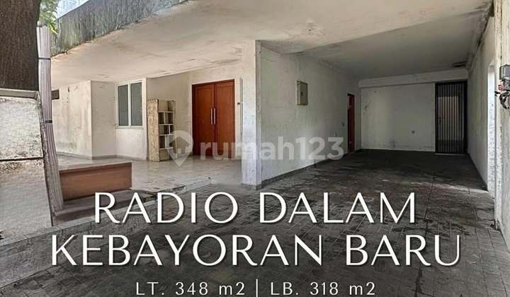 Rumah 1 Lantai Siap Huni di Radio Dalam, T 348 B 318 Rumah 1 Lantai Siap Huni di Radio Dalam, T 348 B 318