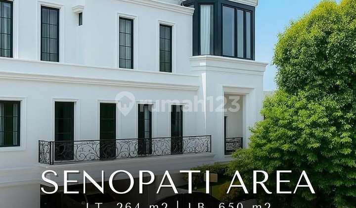 Luxurious Classic Modern House di Area Senopati, T 264 B 650