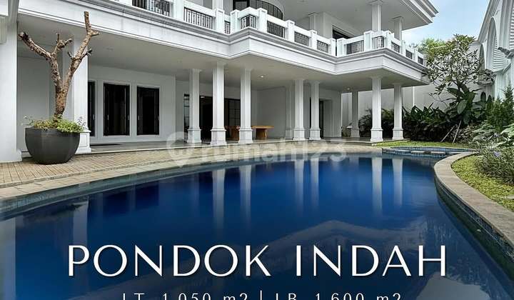 Brand New Luxury House depan Taman di Pondok Indah, T 1050 B 1600