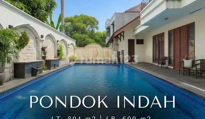 Rumah Semi Klasik dekat PIM 2 Pondok Indah, T 804 B 600