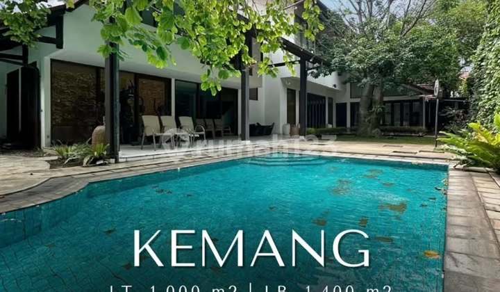 Rumah Terawat Siap Huni di Kemang, T 1000 B 1400
