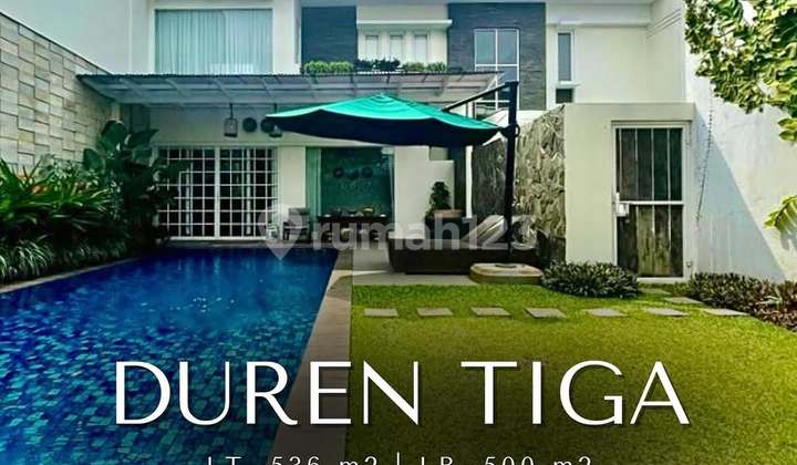 Luxurious Modern House dalam Townhouse Duren Tiga, T 536 B 500 Luxurious Modern House dalam Townhouse Duren Tiga, T 536 B 500