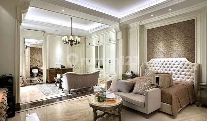 Rumah Mewah Modern Classic Full Furnished di Kemang, T 730 B 1100 2