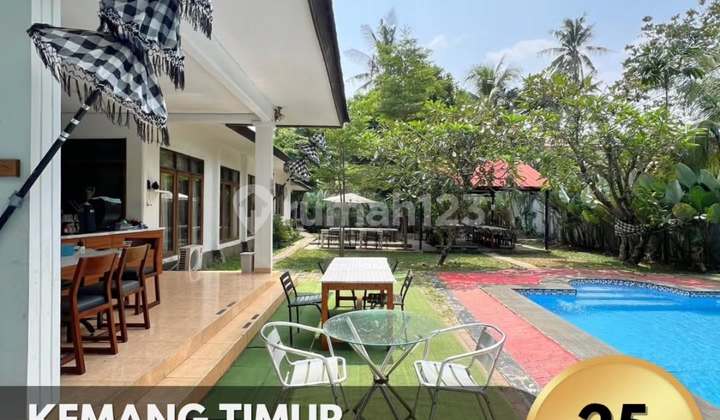 Rumah 1 Lantai dalam Komplek Kemang Timur, T 910 B 365