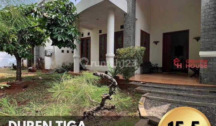 Rumah Asri Terawat Dalam Komplek Duren Tiga, T B 584 350 1