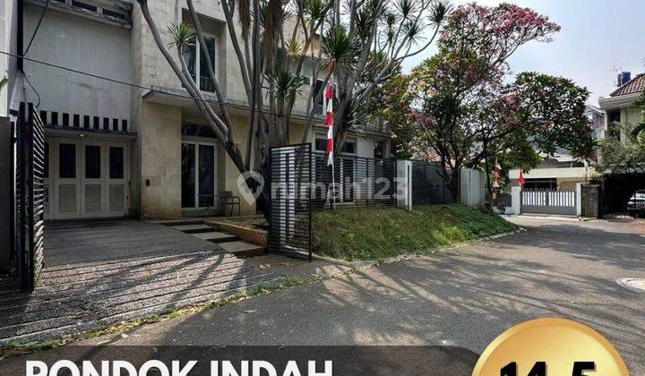 Rumah Hook Depan Taman di Pondok Indah, T B 343 300 1