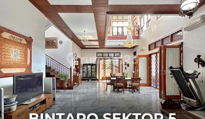 Rumah Luas Siap Huni di Bintaro Sektor 5, LT 965 LB 500