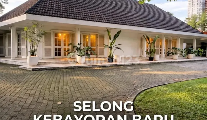 Rumah Rindang Terawat di Selong - Kebayoran Baru, LT 1050 LB 600