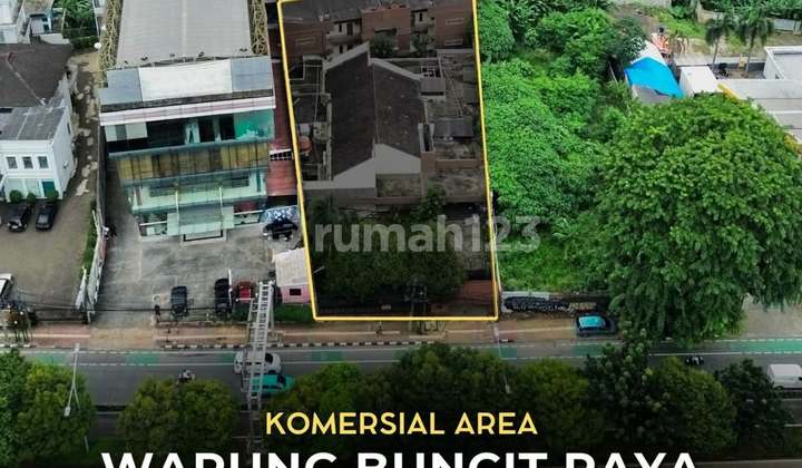 Rumah dan Kostan 22 Kamar di Warung Buncit Raya, LT 1273 LB 505