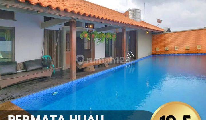 Rumah Asri Siap Huni di Permata Hijau, T 300 B 850 1