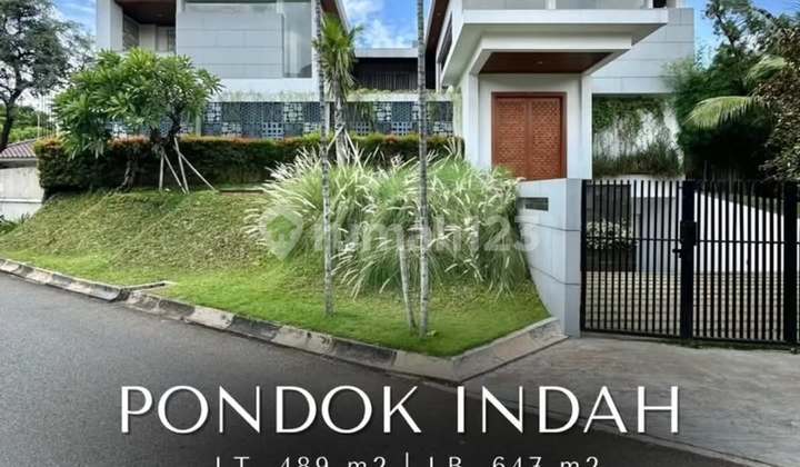 Modern Tropical House di Pondok Indah, T 489 B 647