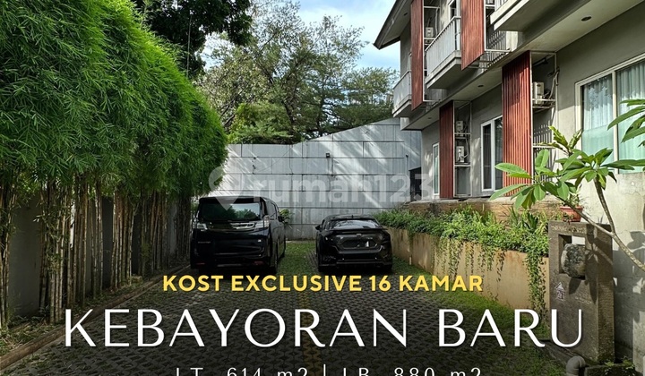 Exclusive Boarding House with 16 Rooms in Kebayoran Baru, T 614 B 880 1