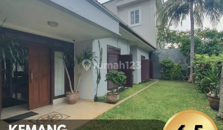 Rumah Lama Hitung Tanah Di Lingkungan Private Kemang, Lt 256 1