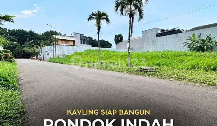 Kavling Siap Bangun Hadap Selatan di Pondok Indah, LT 576