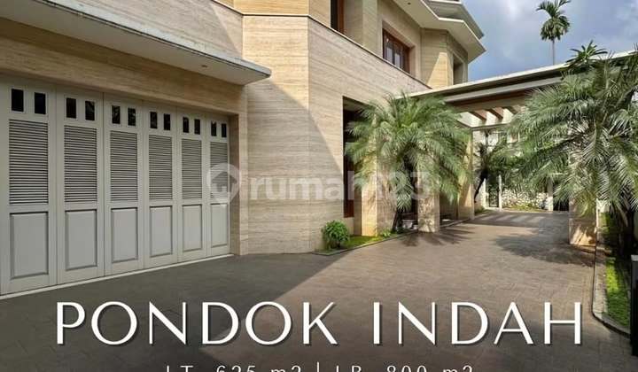 Luxurious Modern Tropical House di Pondok Indah, T 625 B 800