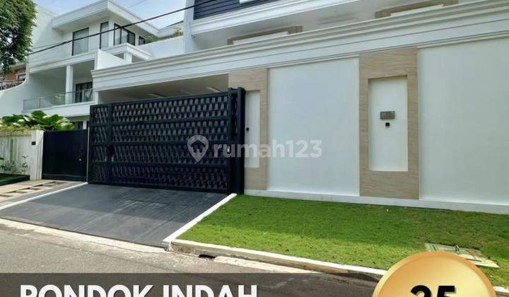 Rumah  2 Lantai di Pondok Indah, Lt 406 Lb 650 1