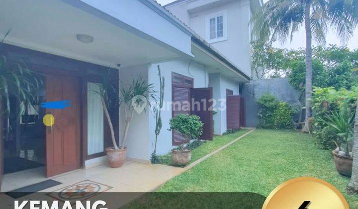 Rumah Lama Hitung Tanah Di Lingkungan Private Kemang, Lt 256 1