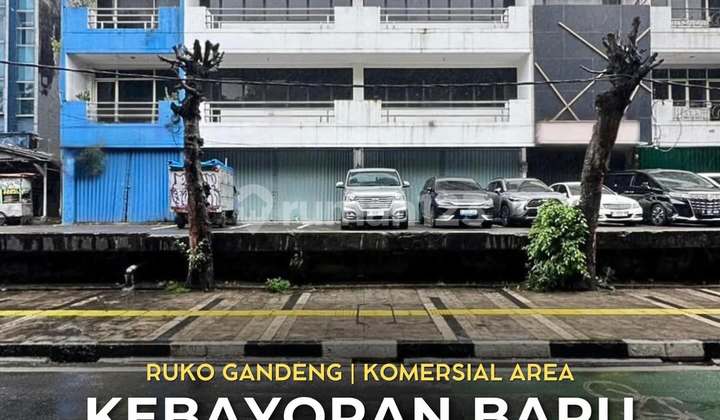 Ruko Gandeng 3 Lantai di Area Komersial Kebayoran Baru, LT 440 LB 809 Ruko Gandeng 3 Lantai di Area Komersial Kebayoran Baru, LT 440 LB 809