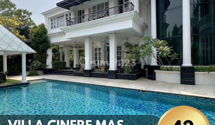 Rumah Mewah Klasik Di Villa Cinere Mas, T 1715 B 1200 1