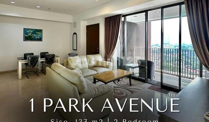 Apartemen 2 BR Furnished di 1 Park Avenue Gandaria, LB 137