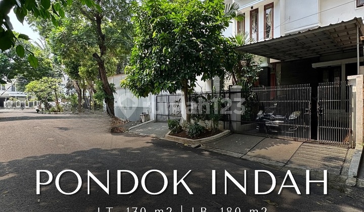Rumah Bagus Siap Huni Dekat Taman di Pondok Indah, T 170 B 180