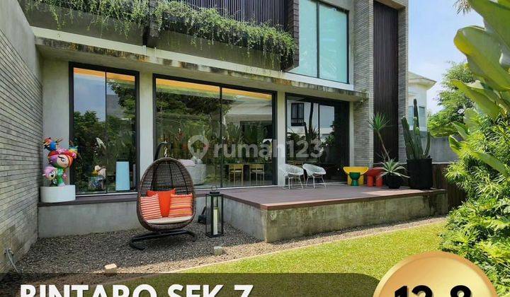 Rumah Bagus Fully Furnished di Cluster Bintaro Sektor 7, T B 255 302 1