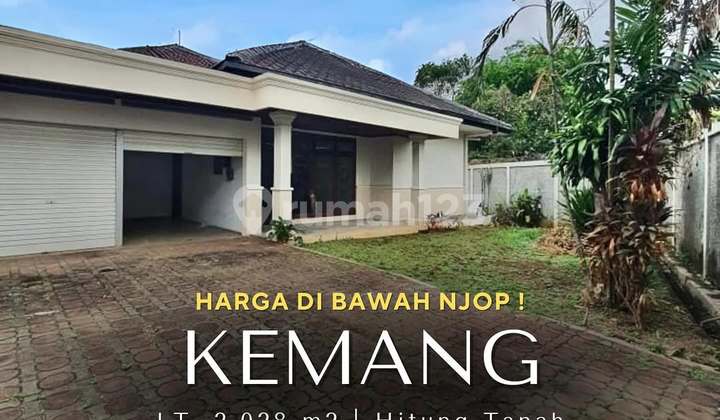 Rumah Hitung Tanah Harga Mendekati NJOP di Kemang, LT 2028 Rumah Hitung Tanah Harga Mendekati NJOP di Kemang, LT 2028