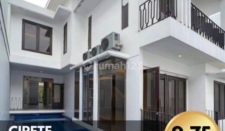 Rumah American Classic Di Townhouse Cipete, T 225 B 420 1