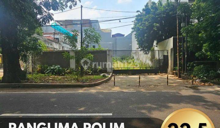 Kavling Siap Bangun di Row Jalan Lebar Panglima Polim, T 350 1