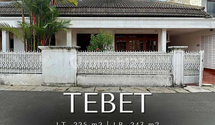 Rumah Terawat Siap Huni Hitung Tanah di Tebet, T 225 B 247