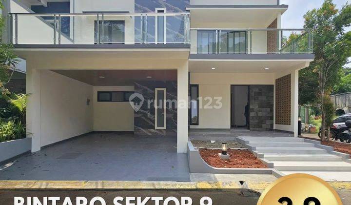 Rumah Hook Baru Full Renovasi di Bintaro Sektor 9, T 139 B 260 1