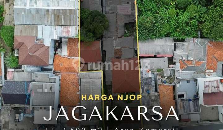 Bangunan Hitung Tanah di Area Komersil Jagakarsa, LT 1500
