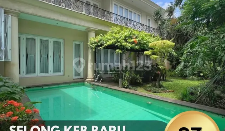 Rumah Mewah Modern Classic di Selong Kebayoran Baru, T 650 B 600 1