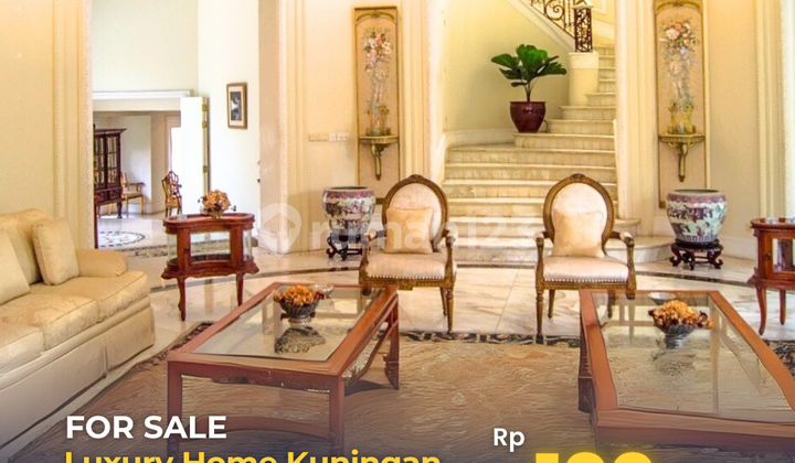Rumah mewah 2lt 800m ex kedubes Karang Asem Kuningan Jakarta Selatan 
