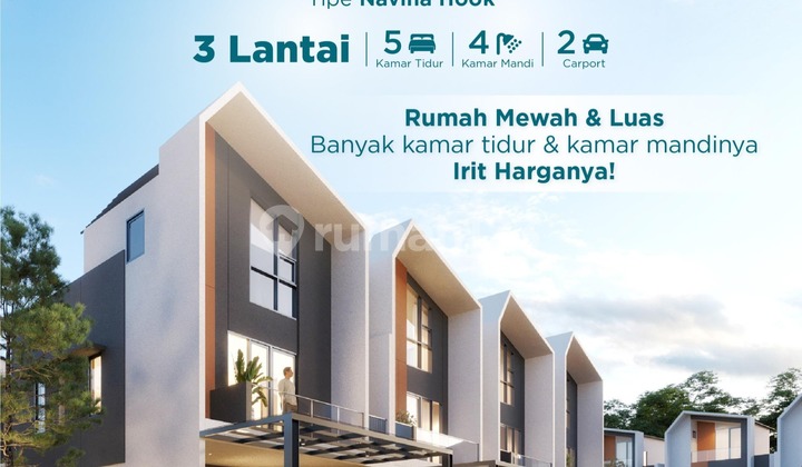 Harapan Indah Cluster Navara Hunian 3 Lantai Minimalis Moderen Harapan Indah Cluster Navara Hunian 3 Lantai Minimalis Moderen