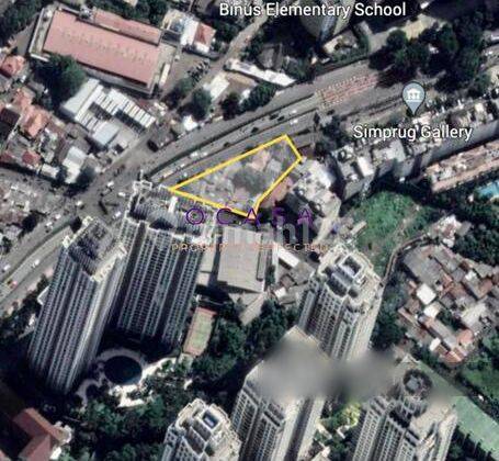 Arteri Permata Hijau Dekat Binus Simprug Jalan Raya 2400m Komersial 40jt Nego  1