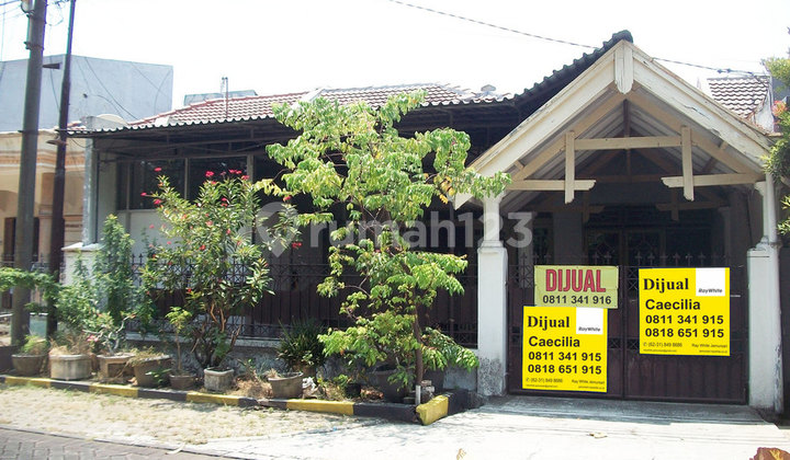 Rumah di Rungkut Mapan Selatan Surabaya Timur, Bagus + Terawat, Row Jalan Lebar... Disewakan juga !!!