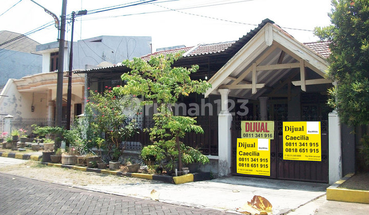 Rumah di Rungkut Mapan Selatan Surabaya Timur, Bagus + Terawat, Row Jalan Lebar... Disewakan juga !!! 2