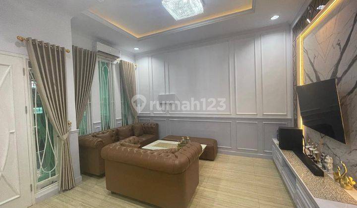 Chandra Rumah Furnish Uk 5.7x20m di Komplek Kavling Polri 2