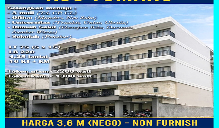 Chandra New Block 16 Bedrooms in Tomang 1