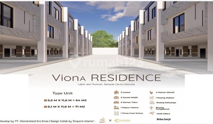 Chandra Rumah Baru Bangunan Full 3 Lantai di Duri Kepa Chandra Rumah Baru Bangunan Full 3 Lantai di Duri Kepa