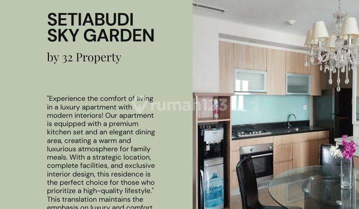 Apartement SETIABUDI SKY GARDEN 2 BR Furnished 2