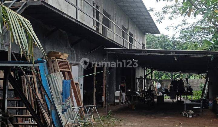 tampak depan tanah kampung dekat perumahan the