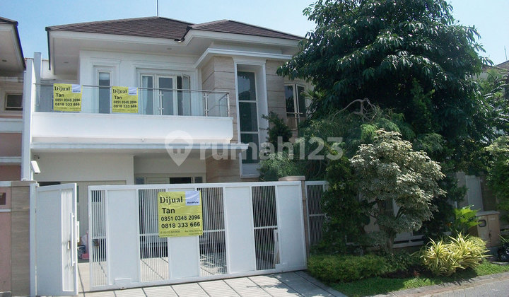 Rumah Baru Dekat Galaxy Mall Surabaya Timur, Puri Galaxy Bougenville Cove, Mewah, Siap Huni